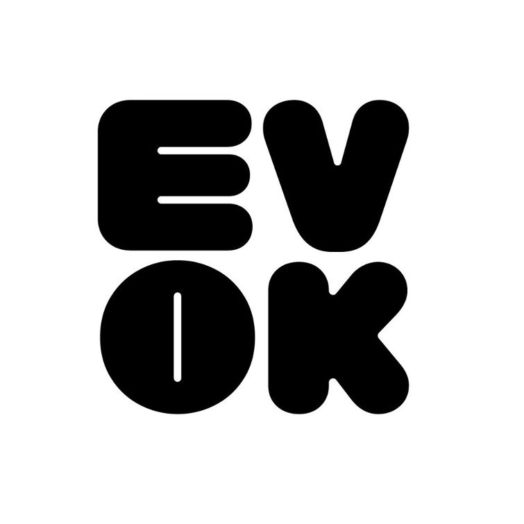 Paraqitja e markës EVOK (stylised)