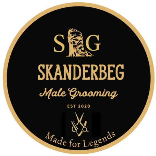 Paraqitja e markës SKANDERBEG Male Grooming made for legends