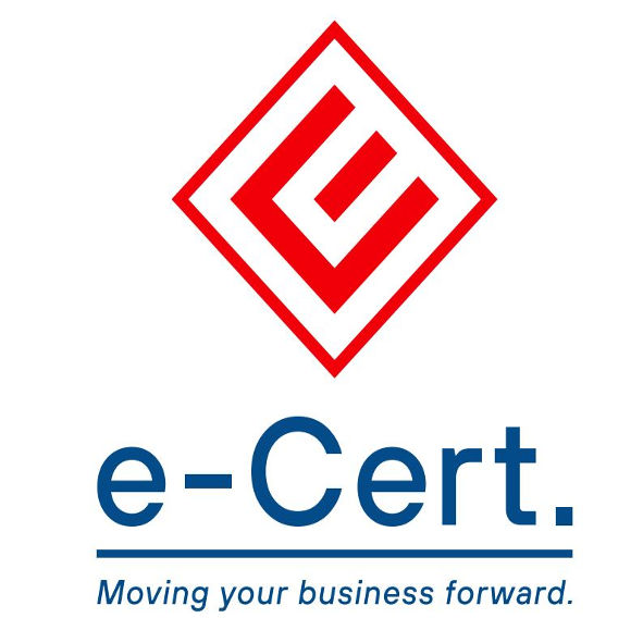 Paraqitja e markës e- Cert. Moving your business forward.