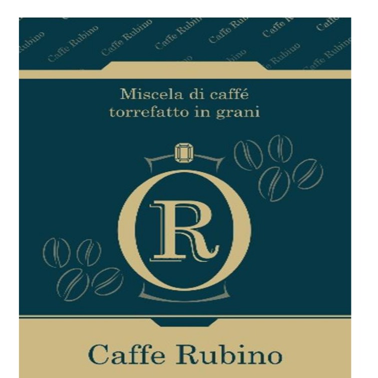 Paraqitja e markës Caffe Rubino Miscela di caffe torrefatto in grani