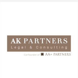 Paraqitja e markës AK PARTNERS Legal & Consulting Co-founder of AA+ PARTNERS