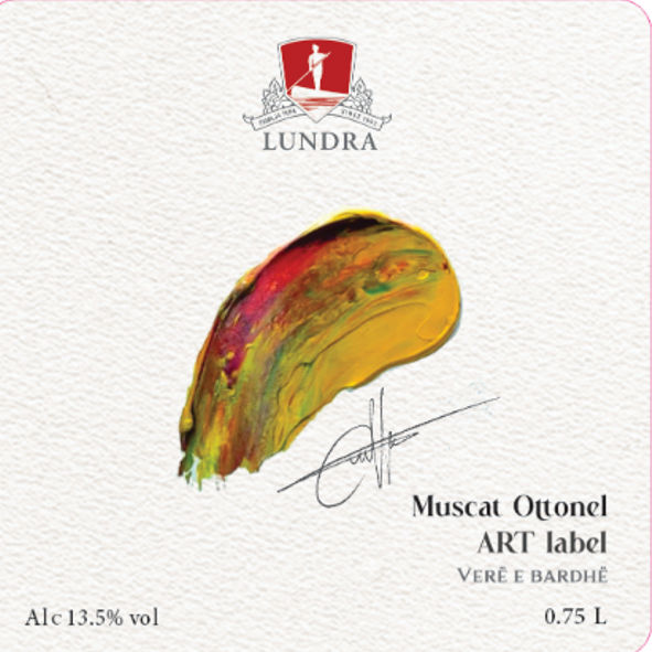 Paraqitja e markës Lundra Muscat Ottonel ART Label