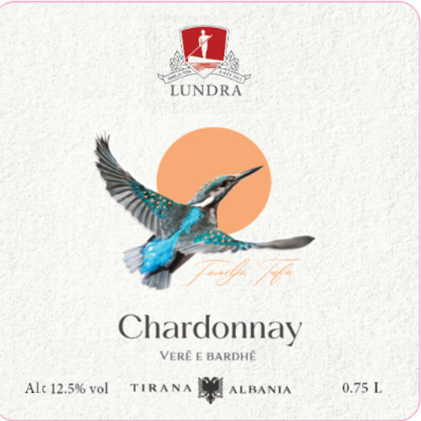 Paraqitja e markës LUNDRA Chardonnay vere e Bardhe