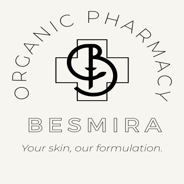 Paraqitja e markës ORGANIC PHARMACY BESMIRA your skin, our formulation.