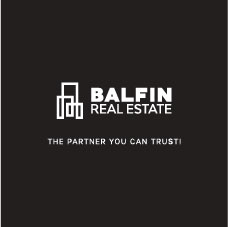 Paraqitja e markës Balfin Real Estate THE PARTNER YOU CAN TRUST!