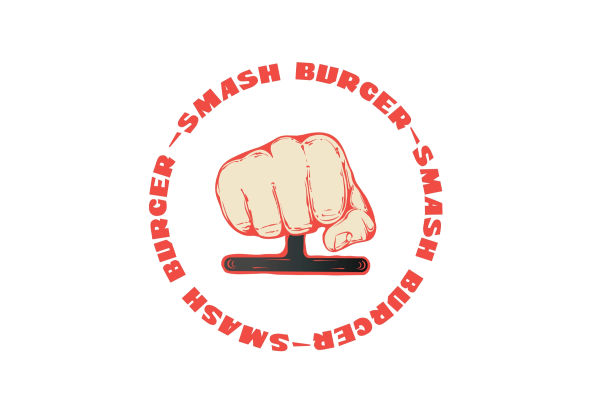 Paraqitja e markës smash burger