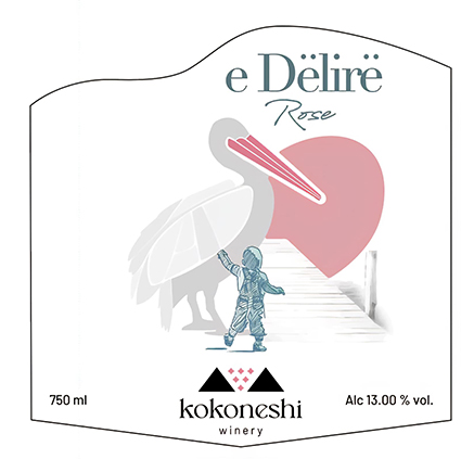 Paraqitja e markës e Dëlirë kokoneshi winery rose