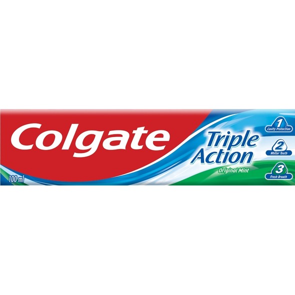 Paraqitja e markës Colgate Triple Action