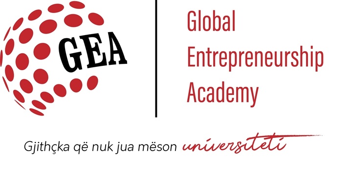Paraqitja e markës GEA Global Entrepreneurship Academy Gjithçka që nuk jua mëson universiteti