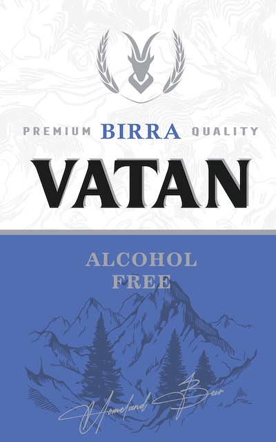Paraqitja e markës VATAN PREMIUM BIRRA QUALITY ALCOHOL FREE Homeland beer