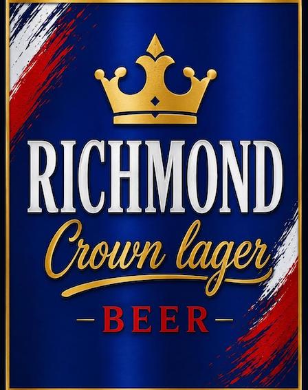 Paraqitja e markës RICHMOND CROWN LAGER