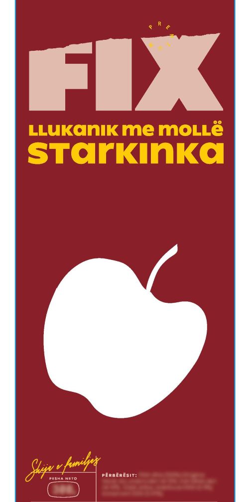 Paraqitja e markës fix llukanik me molle starkinka