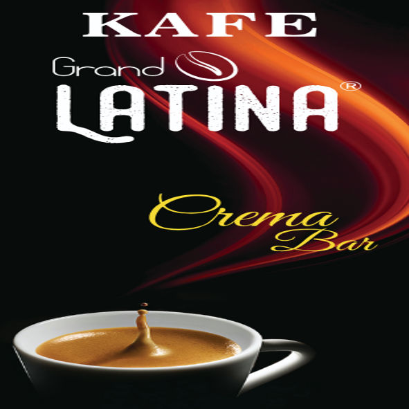 Paraqitja e markës KAFE Grand LATINA Crema Bar