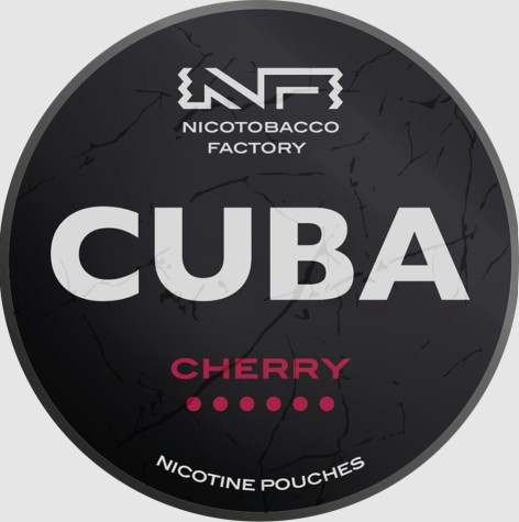 Paraqitja e markës NICOTOBACCO FACTORY CUBA CHERRY NICOTINE POUCHES