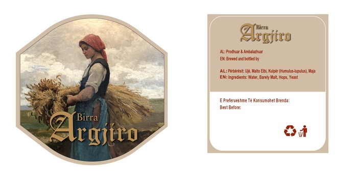 Paraqitja e markës Birra Argjiro
