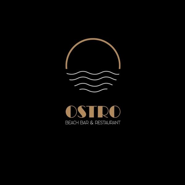 Paraqitja e markës ostro beach bar