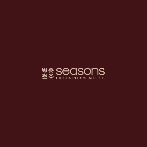 Paraqitja e markës seasons THE SKIN IS ITS WEATHER ®