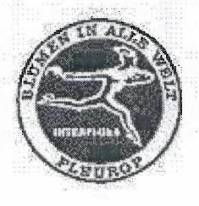 The representation of the trademark BLUMEN IN ALLE WELT INTERFLORA FLEUROP