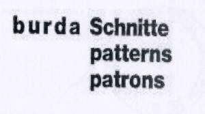 Paraqitja e markës burda Schnitte patterns patrons