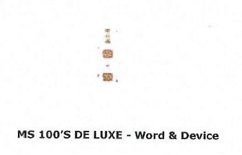 Paraqitja e markës MS 100 S DE LUXE -FIG.