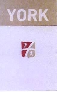 The representation of the trademark YORK