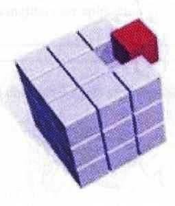The representation of the trademark DIGITS-WURFEL(3D - FABIG)