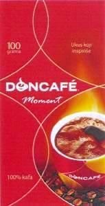 Paraqitja e markës DONCAFÈ MOMENT (DEVICE)
