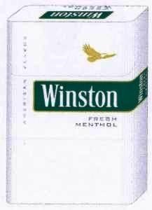 Paraqitja e markës Winston FRESH MENTHOL
