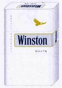 Paraqitja e markës Winston WHITE