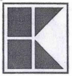 Paraqitja e markës K Logo