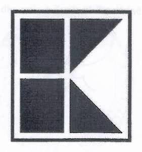 Paraqitja e markës K (design, black/white)