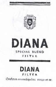 Paraqitja e markës DIANA SPECIAL BLEND FILTER
