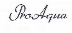 The representation of the trademark ProAqua