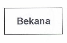 The representation of the trademark Bekana