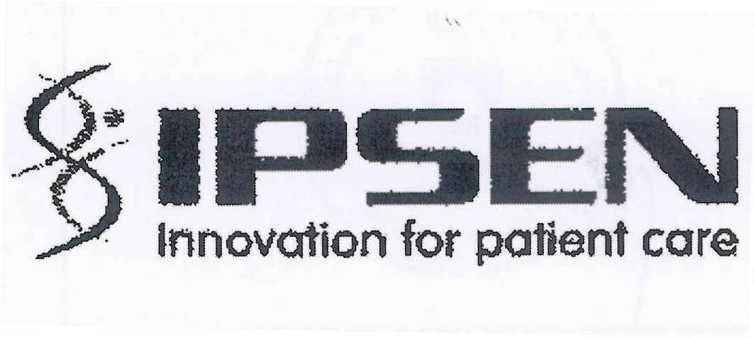IPSEN Innovation for patient care markasının görünümü