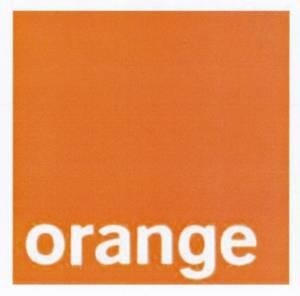 The representation of the trademark orange
