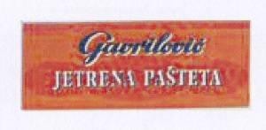 Paraqitja e markës Gavrilović JETRENA PAŠTETA