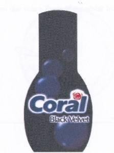 The representation of the trademark Coral Black Velvet