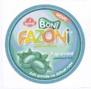 Paraqitja e markës BONI FAZONI