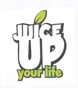 Die Wiedergabe der Marke JUICE UP your life