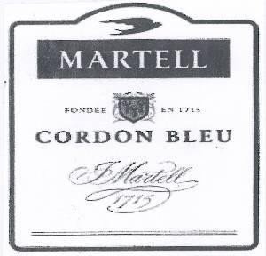 Paraqitja e markës MARTELL CORDON BLEU