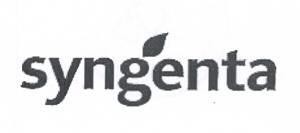 Die Wiedergabe der Marke syngenta