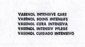 Paraqitja e markës VASENOL INTENSIVE CARE