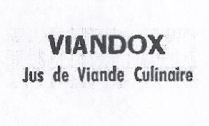 Paraqitja e markës VIANDOX Jus de Viande Culinaire