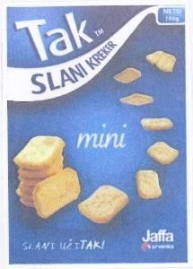 Die Wiedergabe der Marke TAK SLANI KREKER