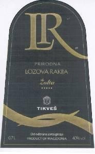 Paraqitja e markës LOZOVZA RAKIJA TIKVEŠ