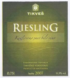 Paraqitja e markës RIESLING