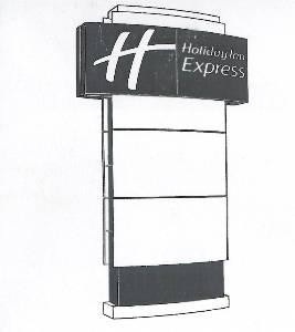 Die Wiedergabe der Marke HOLIDAY INN EXPRESS