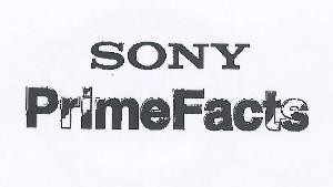 The representation of the trademark SONY PrimeFacts