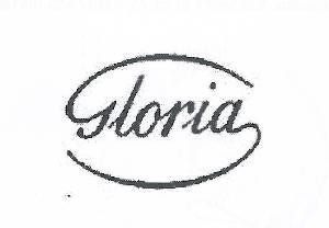 The representation of the trademark GLORIA in special script